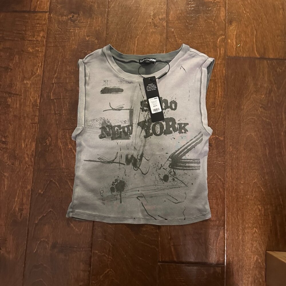 Washed tank top ( black washed )